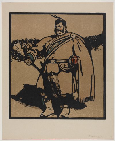 Typy londyńskie: Drum Major autorstwa William Nicholson