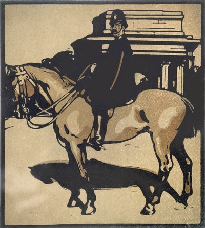 Policjant z „London Types” wydany przez Williama Heinemanna autorstwa William Nicholson