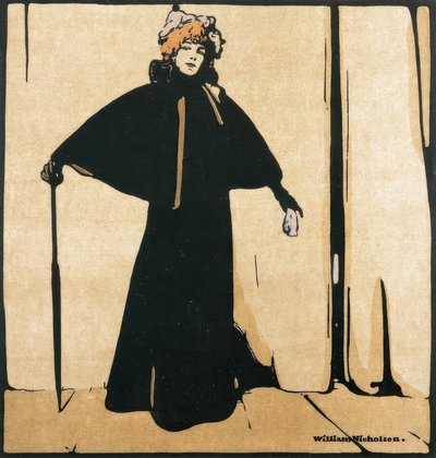 Portret Sary Bernhardt autorstwa William Nicholson