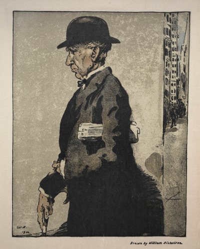Russell Sage autorstwa William Nicholson