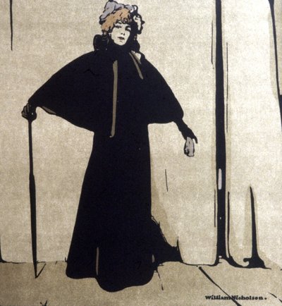 Sarah Bernhardt (1844-1923) autorstwa William Nicholson