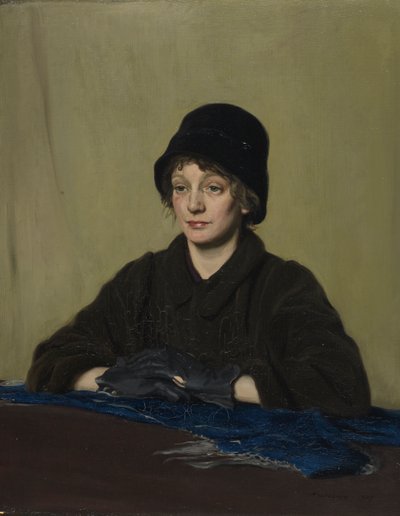 Dziewczyna w poszarpanej rękawiczce autorstwa William Nicholson