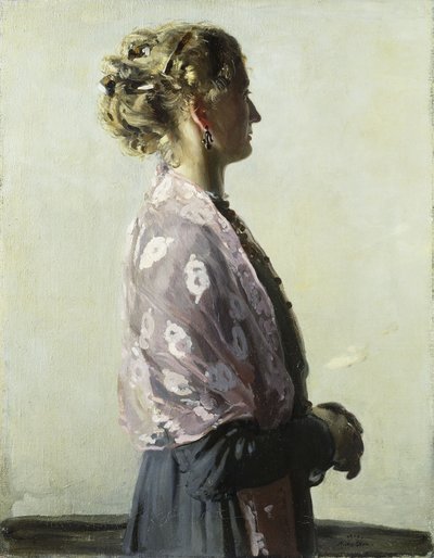 Dama w czerni autorstwa William Nicholson