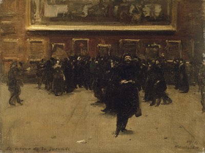 Powrót Mona Lisy autorstwa William Nicholson