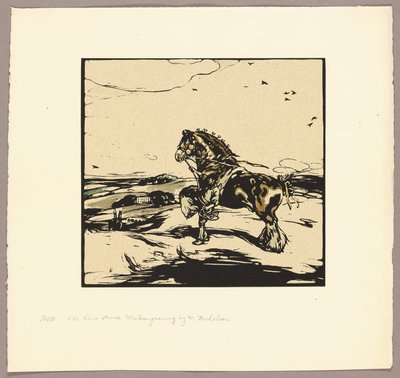 Koń rasy Shire autorstwa William Nicholson