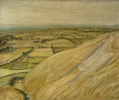 Biały koń (olej na panelu) autorstwa William Nicholson