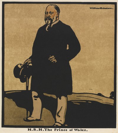Dwanaście portretów: H.R.H. Książę Walii autorstwa William Nicholson