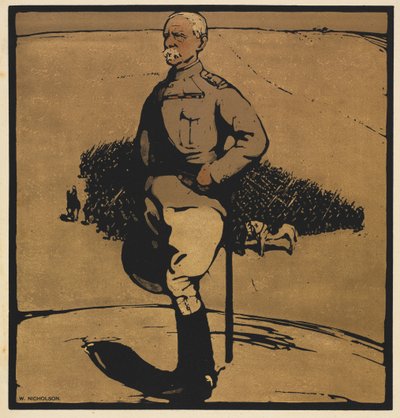 Dwanaście portretów: Lord Roberts autorstwa William Nicholson
