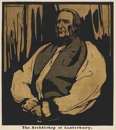 Dwanaście portretów: Arcybiskup Canterbury autorstwa William Nicholson