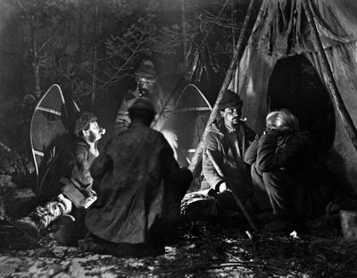 Życie trapera w Kanadzie, fot. Nottman, ok. 1890 r. autorstwa William Notman