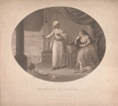 Desdemona i Otello autorstwa William Nutter