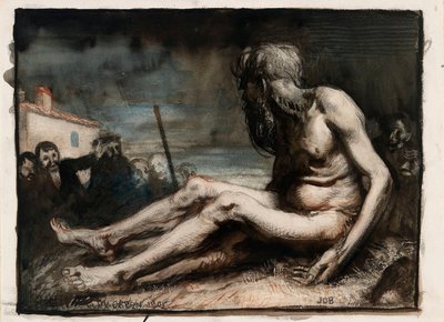 Hiob na gnojowisku autorstwa William Orpen