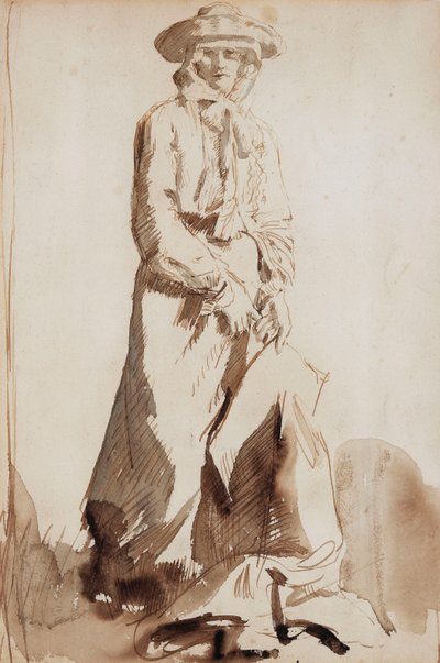Portret Grace, żony artysty, autorstwa William Orpen
