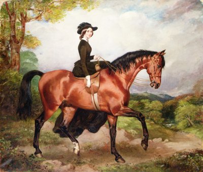 Portret pani Thomas Conolly z Castletown Co. Kildare (olej na płótnie) autorstwa William Osbourne