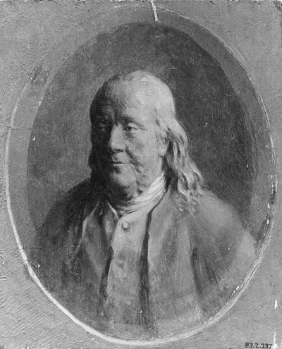 Portret Benjamina Franklina, ca. 1870-80. autorstwa William P. Babcock