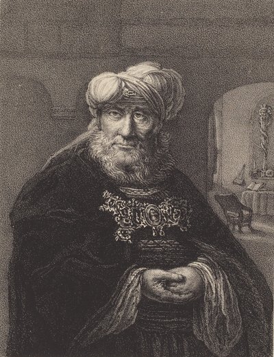 Rabin żydowski. autorstwa William P Sherlock
