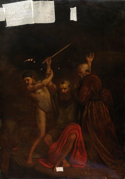 Mojżesz, Aaron i Hur na górze Horeb autorstwa William Page