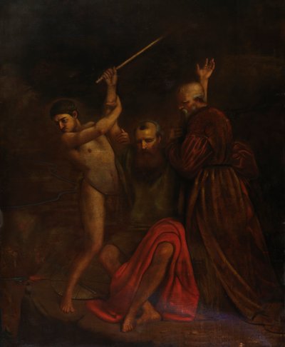 Mojżesz, Aaron i Hur na górze Horeb, 1857. autorstwa William Page