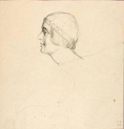 Profil idealnej kobiecej głowy autorstwa William Page