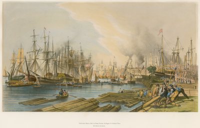 Budowa statków w Limehouse, prezes o zapasach autorstwa William Parrott
