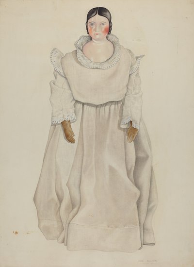 Chińska lalka z głową autorstwa William Paul Childers