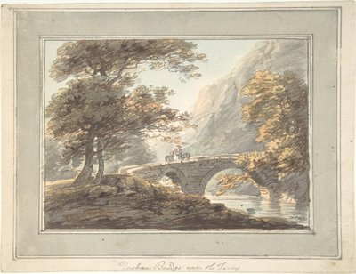 Denham Bridge na Tavy, 1780-1830. autorstwa William Payne