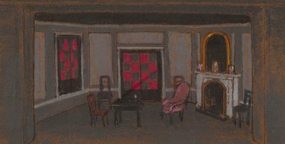 Salon Alicji - Fałszywe proscenium (scenografia) autorstwa William Penhallow Henderson