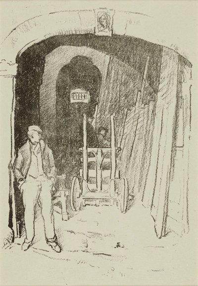 The Wood Sawyer autorstwa William Penhallow Henderson