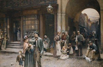 Sobotnia noc, 1898 autorstwa William Permeanus Cornish