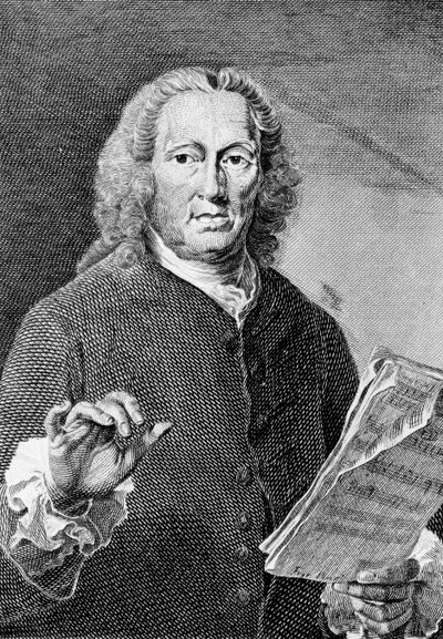 Richard Leveridge, c.1760 (mezzotinta) autorstwa William Pether