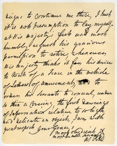 List Williama Pitta do księcia Newcastle, Hayes, 23 października 1759. autorstwa William Pitt