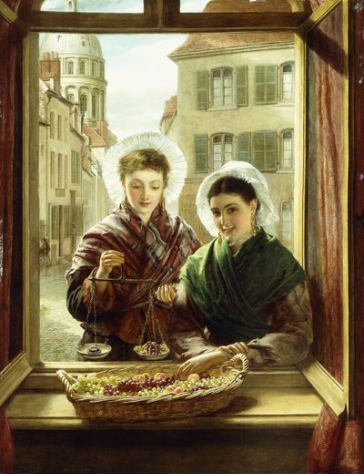 Pod moim oknem, Boulogne, 1872 autorstwa William Powell Frith