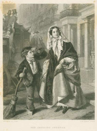 Bleak House: Zamiatacz skrzyżowań autorstwa William Powell Frith