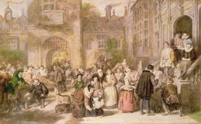Dorastanie w dawnych czasach autorstwa William Powell Frith