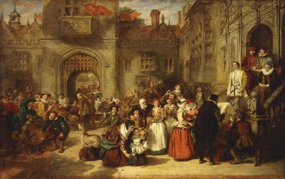 Dorastanie w dawnych czasach, 1849 autorstwa William Powell Frith