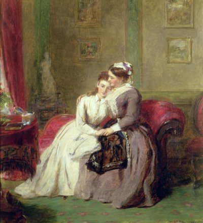 Nadzieja i strach, 1869 autorstwa William Powell Frith