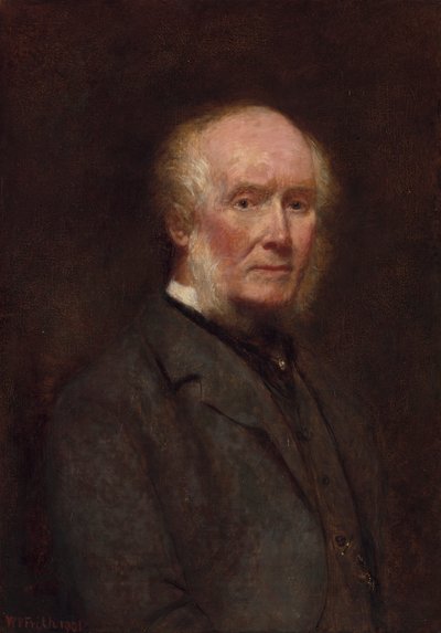 Autoportret w wieku 83 lat autorstwa William Powell Frith