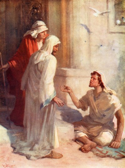 W pięknej bramie, Dzieje iii, 2 (kolorowa litografia) autorstwa William Pratt