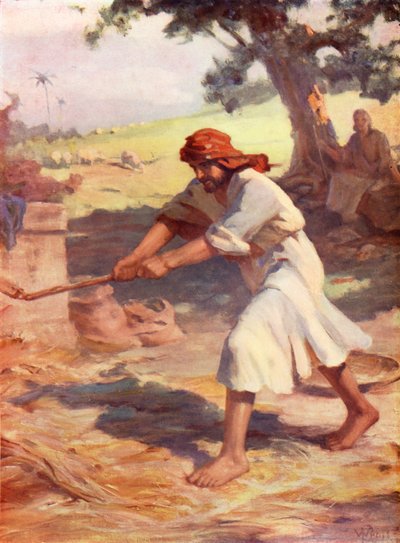 Gedeon przy klepisku, Księga Sędziów VI autorstwa William Pratt
