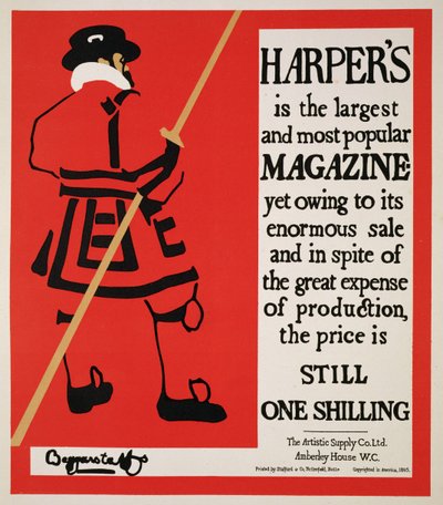 Reprodukcja plakatu reklamującego „Harper