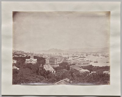 Bez tytułu (ogólny widok Hongkongu z punktu skandalicznego patrząc na zachód) autorstwa William Pryor Floyd