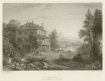 Diodati, Rezydencja Lorda Byron autorstwa William Purser