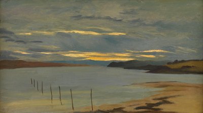 Dorset Coast (olej na pokładzie) autorstwa William Pye