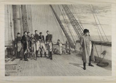 Napoleon na pokładzie "Bellerophon autorstwa William Quiller (after) Orchardson