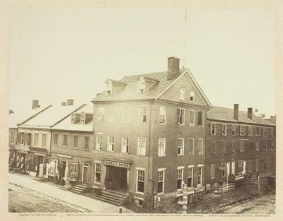 Marshall House, Aleksandria, Wirginia, sierpień 1862 r. autorstwa William R. Pywell