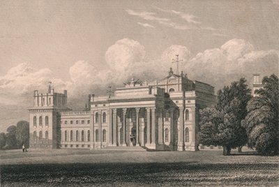 Blenheim, South East View, Oxfordshire, 1831. autorstwa William Radclyffe