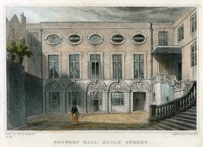 Brewers Hall, Addle Street, City of London, 1831. autorstwa William Radclyffe