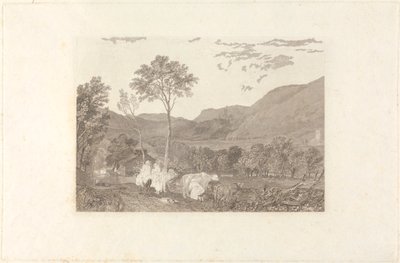 Zamek Hornby z kościoła Tatham autorstwa William Radclyffe