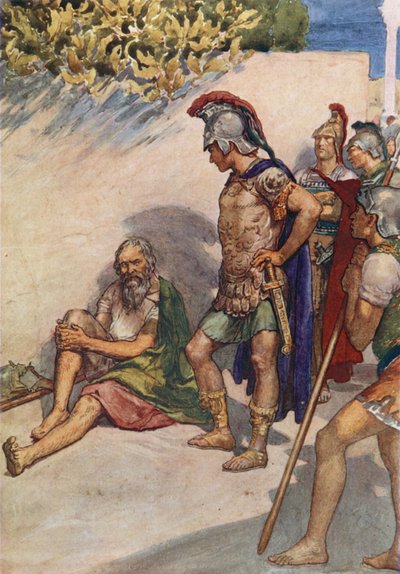 Aleksander i Diogenes autorstwa William Rainey