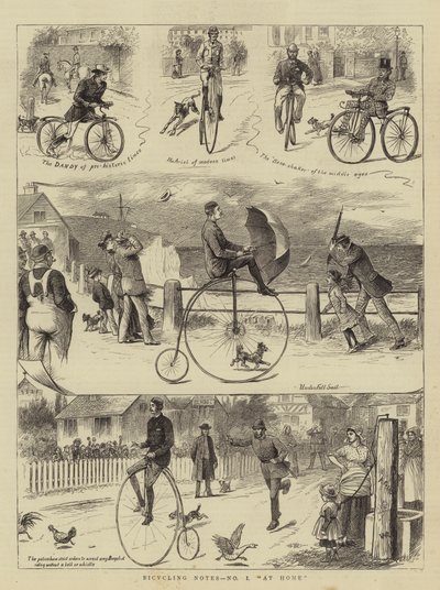 Notatki rowerowe, nie, w domu autorstwa William Ralston